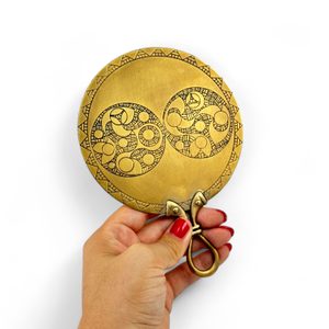 Keltischer Messingspiegel