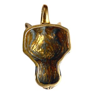 WARG, norse wolf, viking pendant, bronze