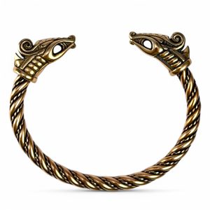 DREKI, Wikingerdrache, Armband, Bronze