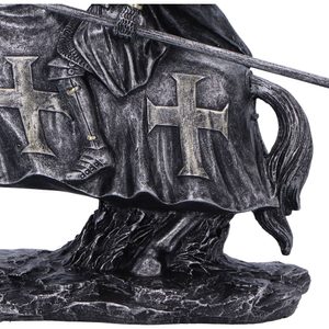 Crusader, knight on horseback 16cm