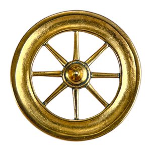 TARANIS WHEEL, bronze Celtic replica