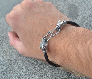 FENRIR - bracelet en cuir