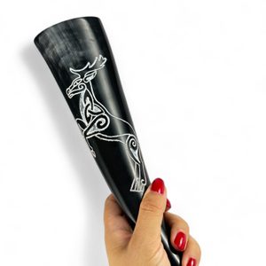 FIANNA Celtic Deer, Drinking Horn 0.3 l