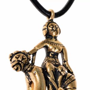 Aristote et Phyllis, pendentif, bronze