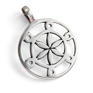 SLAVIC SUN, silver pendant