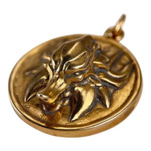 SLAVIC WOLF Pendant, bronze