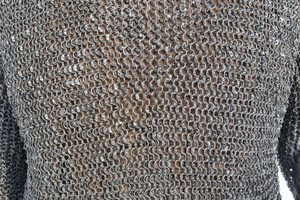 CHAINMAIL SHIRT - HAUBERK, RIVETED, 8 MM, LONG SLEEVES, CHEST SIZE 150 CM - KETTENRÜSTUNGEN{% if kategorie.adresa_nazvy[0] != zbozi.kategorie.nazev %} - RÜSTUNGEN{% endif %}