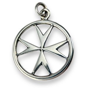 TEMPLAR CROSS, pendant, silver 925