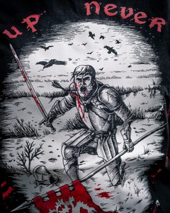 NEVER GIVE UP, T-shirt