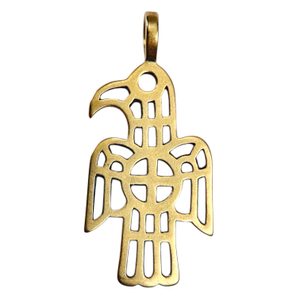 GOTHIC EAGLE, bronze pendant