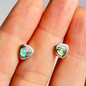 Nautila, silver earrings, nacre 925/1000