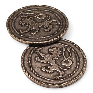 Bohemian Lion, commemorative coin - zinc