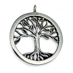 Tree of Life pendant, sterling silver