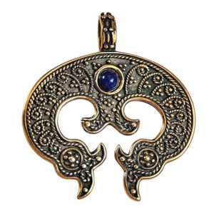 GRANDE LUNE MORAVE - pendentif, bronze, Nitra