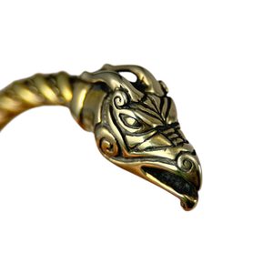 CELTIC DRAGON, brass bracelet