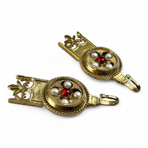 Ferrures de ceinture médiévales. XVe siècle, Allemagne, paire