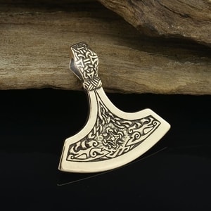 HERSIR, NORSE AXE, PENDANT, BRONZE - PENDANTS, NECKLACES{% if kategorie.adresa_nazvy[0] != zbozi.kategorie.nazev %} - JEWELLERY - BRONZE, ZINC{% endif %}