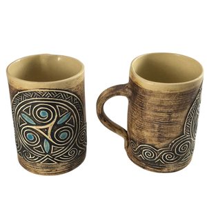 Celtic Triskel, ceramic mug