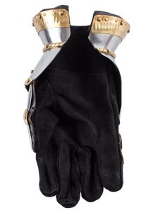 Medieval Hourglass Gauntlets Churburg, 1.2 mm Steel and Brass