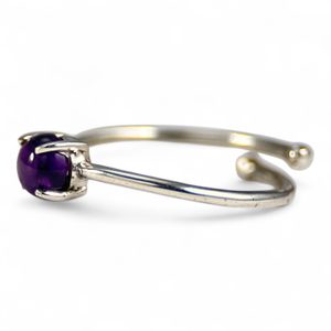 YENNEFER, ring, amethyst silver 925/1000