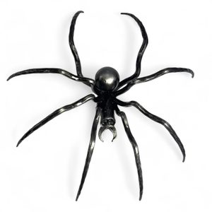 BLACK WIDOW, forged spider figure