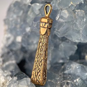 SVETOVID, large Slavic bronze pendant