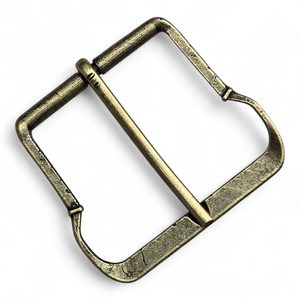 Belt buckle, 15th century, Bohemia, zinc, old brass