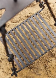 Historical grill grate, hand forged