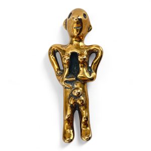 CELTIC FIGURE, Bohemia, bronze replica