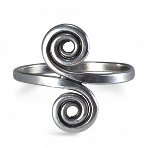 Silver spiral ring Ag 925