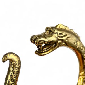 NIDHOGG, dragon brooch, bronze
