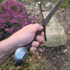 SION, one-handed sword, 14th–15th century, Full Tang, brown