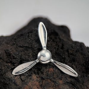 Spitfire Supermarine Propeller, silver pendant