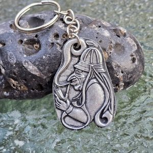 Water Goblin, keychain, zinc