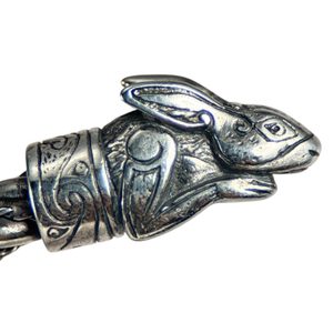 Irish hare, bracelet, silver 925/1000