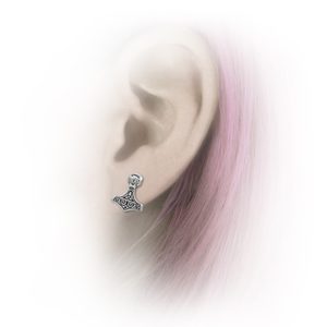 Thor Hammer, earrings, Alchemy England