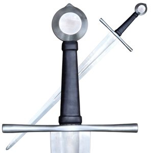 ZWINGHERR, épée à une main, XIVe–XVe siècle, full tang, sans pierre