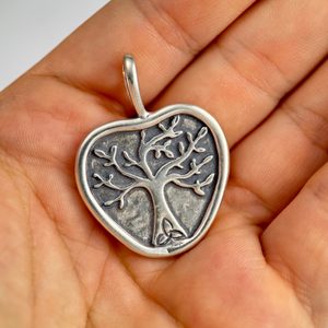 APPLE TREE, pendant, silver