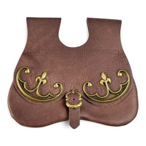 Medieval Kidney Bag - metal fittings