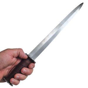 Rondel or Bollock dagger Kuttenberg, 14th century, blunt replica, brown