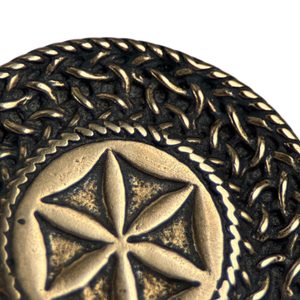 SVAGRA, Indoeuropean Sun symbol, bronze, pendant