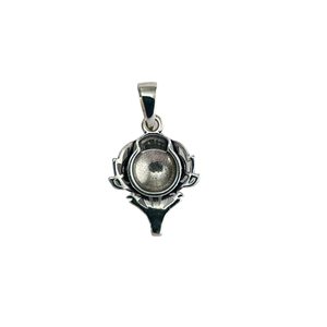 SCOTTISH THISTLE, silver pendant