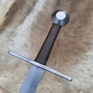 SION, one-handed sword, 14th–15th century, Full Tang, brown