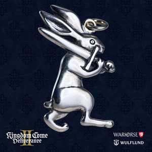 RABBIT pendant, Kingdom Come: Deliverance II, silver 925/1000