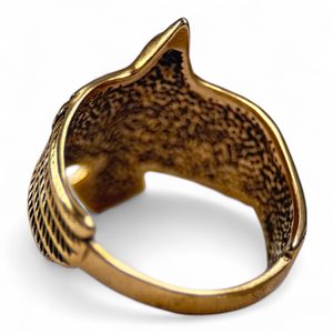 CORVUS, Krähe, Ring, Bronze