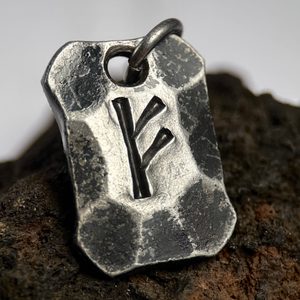 FEHU, rune forgée, amulette