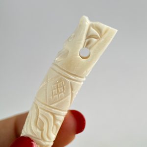 Viking dragon, pendant or button