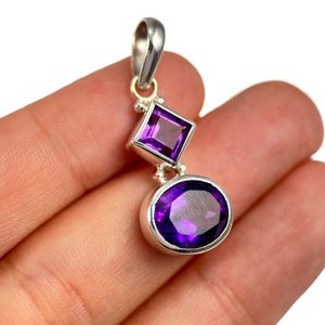CAIRO, silver pendant, amethyst Ag 925/1000