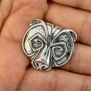 URSUS, Bear Pendant, sterling silver