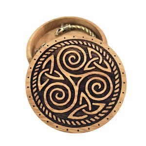 TRISKEL, OAK JEWELLERY BOX